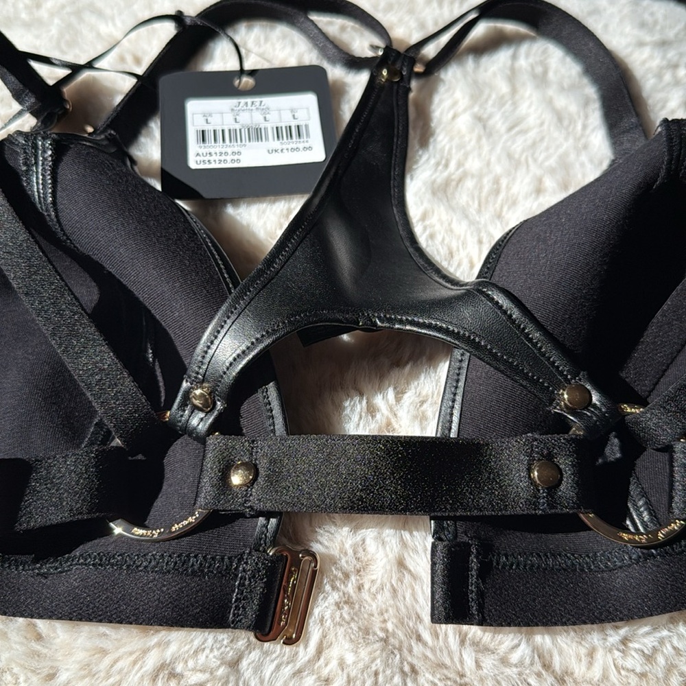 Honey Birdette Jael Black Bralette - Picture 6 of 6
